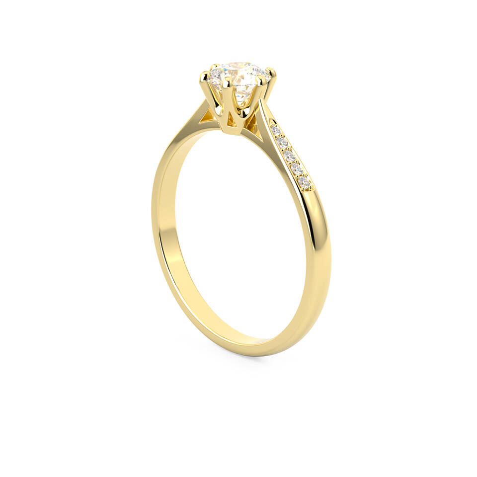 WG 014 Shoulder set solitaire 1