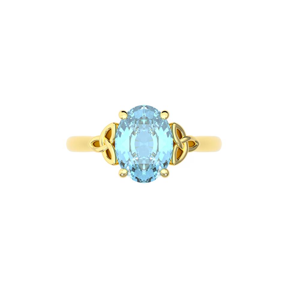 04 Trefoil Ring Solitaire 1