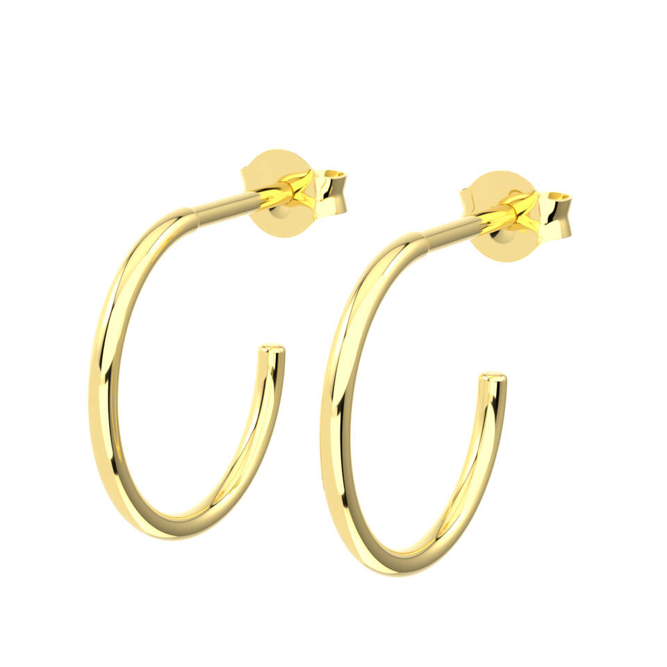 WG 037 1 Open hoop earrings 1