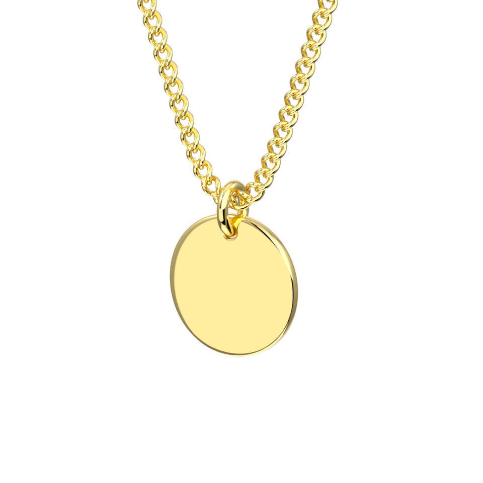 WG 031 Coin pendant plain 1