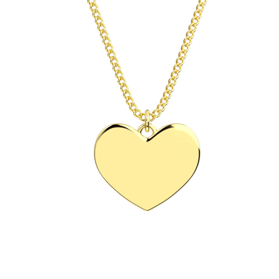 WG 034 Heart pendant 1 plain 3