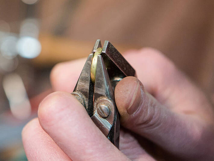 Making a Welsh Gold wedding ring 11