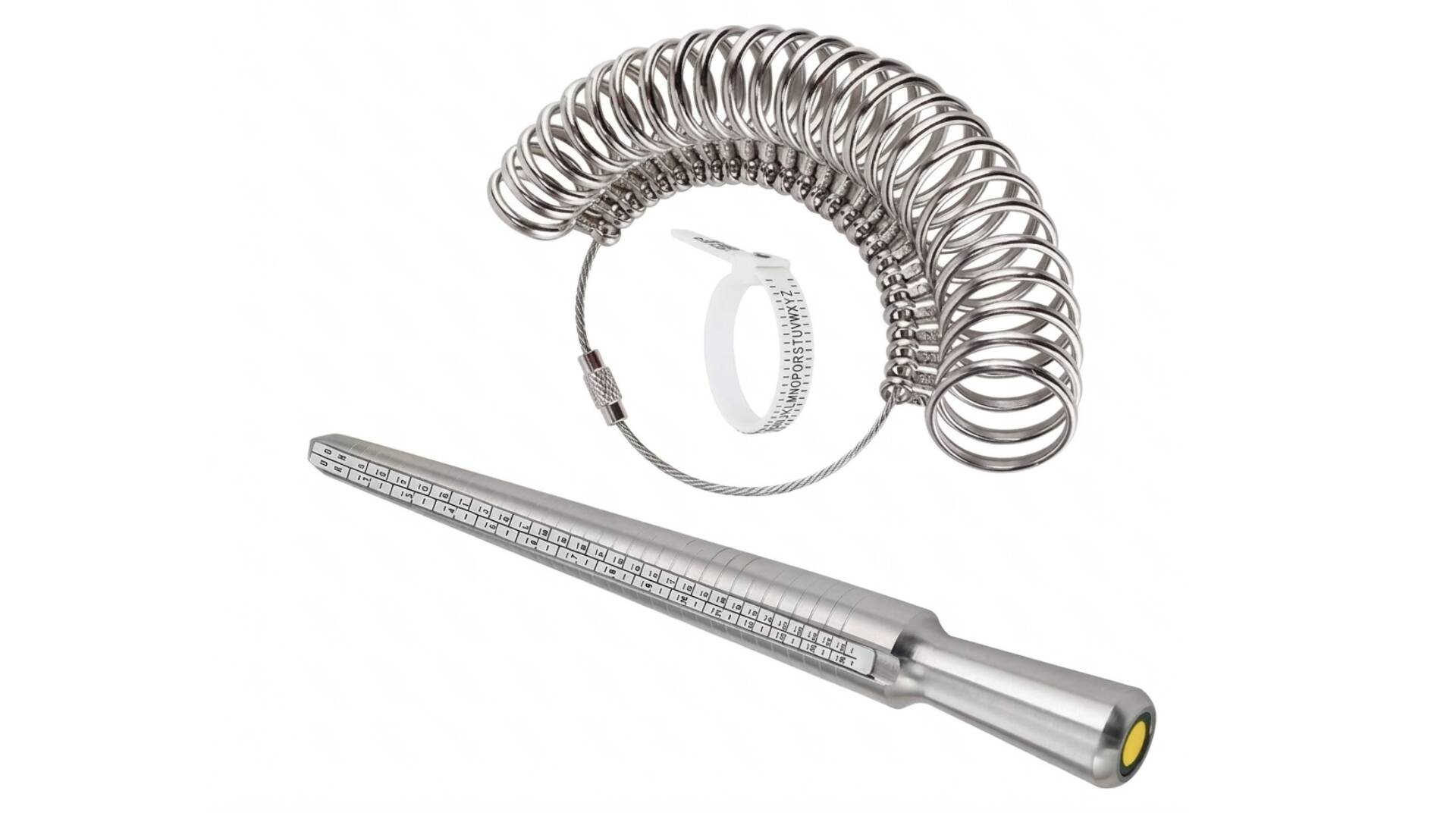 Ring Sizing Tools White